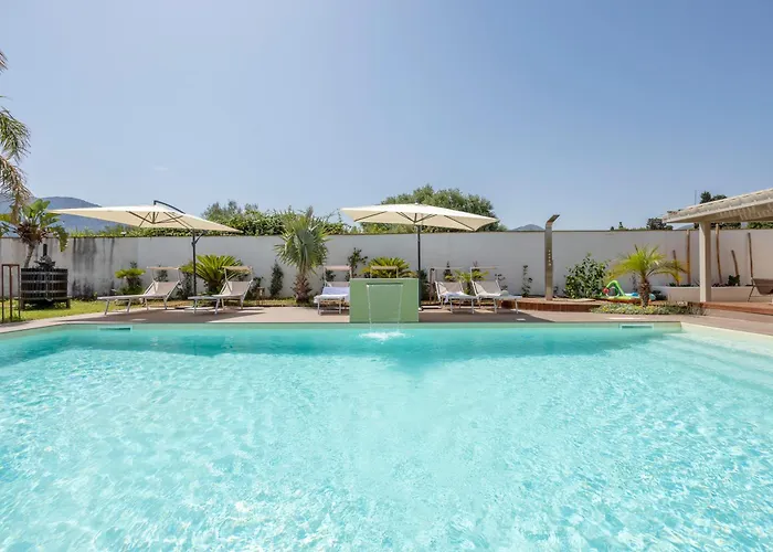 14th Oasis With Private Pool Near Palermo * Carini